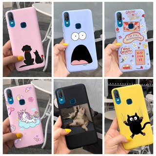 Ốp điện thoại tpu silicon in họa tiết hoạt hình dễ thương cho Vivo Y11 2019 Y12 Y15 Y17 1904 Y11 1906