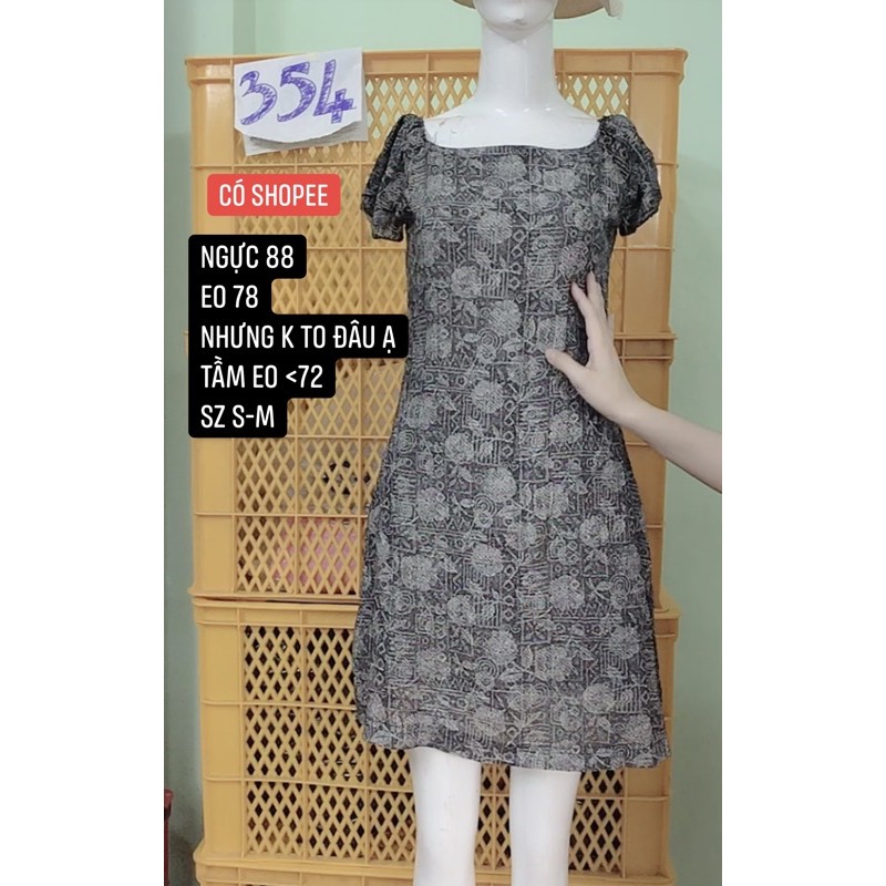 đầm suông xoè vintage size S-M.s354