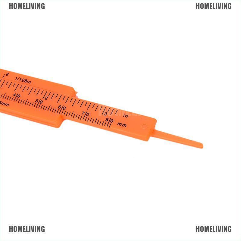 1 Thước Đo Lường Mini 80mm Bằng Nhựa Tiện Dụng