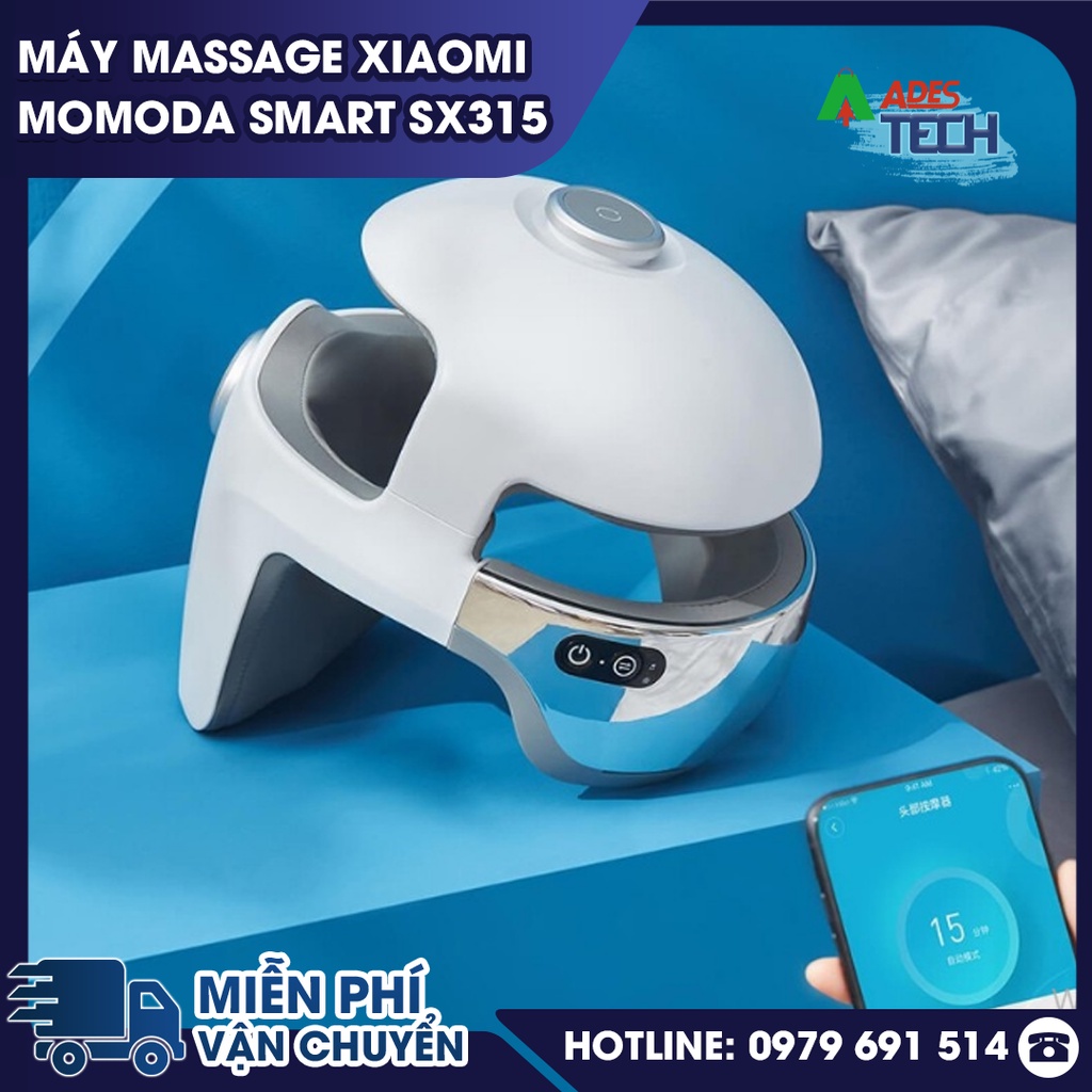 Máy Massage Đầu Xiaomi Momoda Smart SX315 3in1 - Massage Cổ Đầu Mắt - Bảo Hành Chính Hãng 6 Tháng