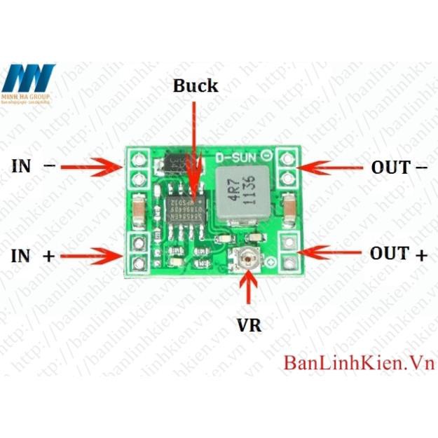 Mạch BUCK DC-DC 3A Mini