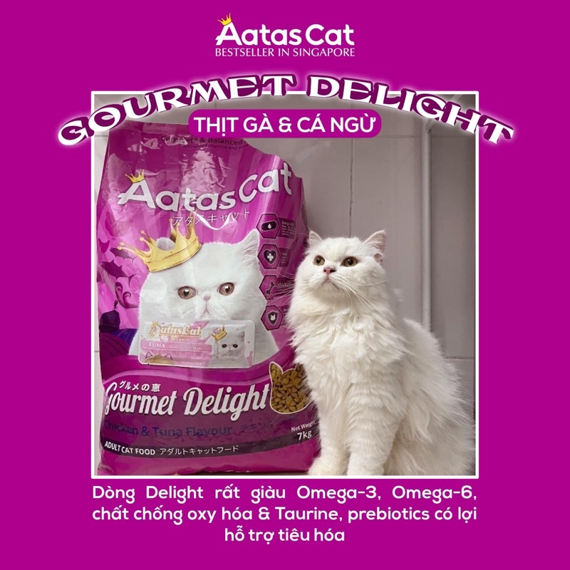 THỨC ĂN HẠT CHO MÈO AATAS CAT DELIGHT