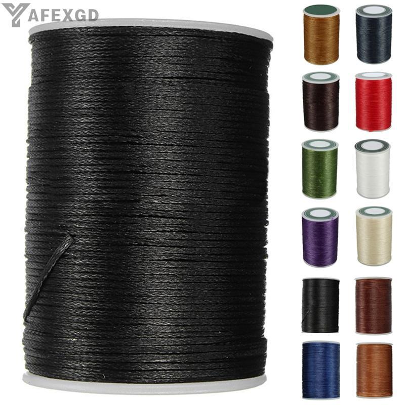 Cuộn chỉ polyester phủ sáp 0.8mm 78M làm đồ da thủ công chuyên dụng