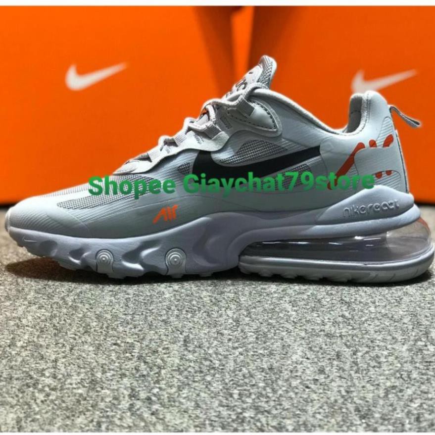 [Sale 3/3]GIÀY NIKE AIR MAX 270 REACT JUST DO IT CT2203-002 Men - Women [Full Box - Auth - Chính Hãng] -p13 , nn