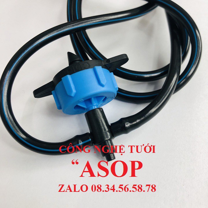 Bán 10 Bộ tưới nhỏ giọt 2 que cắm 10CM CÓ ĐẦU TƯỚI BÙ ÁP CÓ RỈ 8L-H chất lượng tốt.