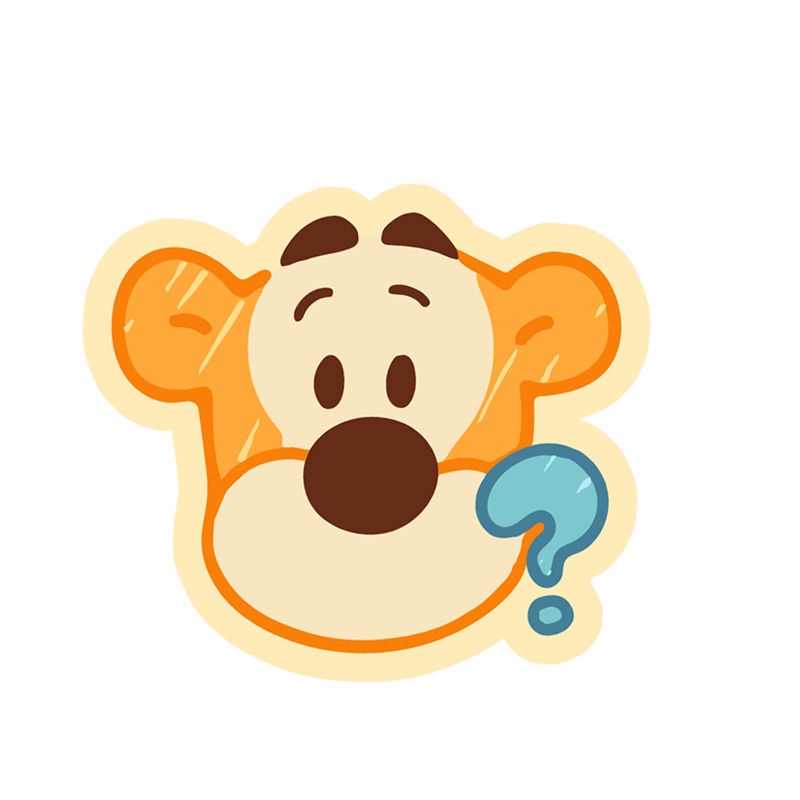 Tấm Lót Chuột In Họa Tiết Hổ Dễ Thương Chống Trượt Tiện Dụng Cho Văn Phòng/ Văn Phòng