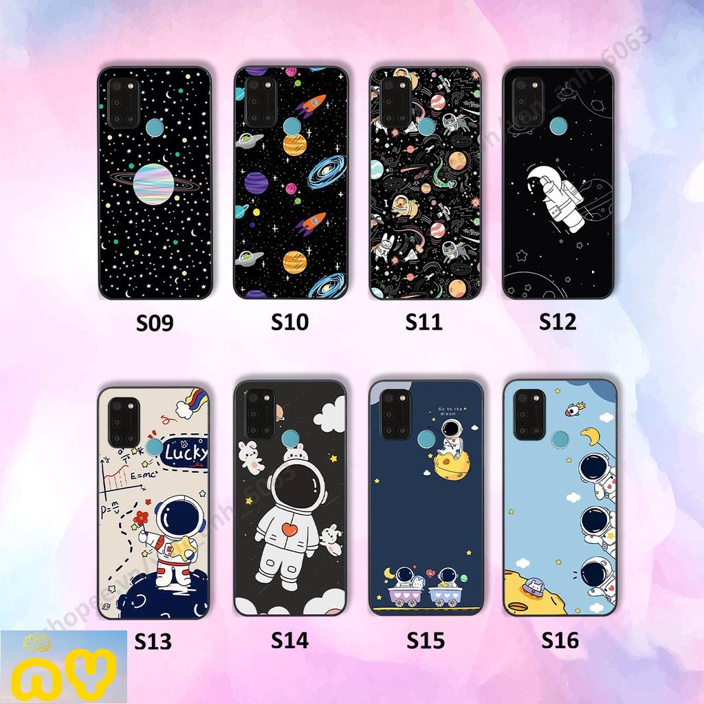 Ốp lưng Realme C17 / 7i hình bầu trời, phi hành gia đẹp, Ốp lưng lưng điện thoại realme viền dẻo cao cấp Như Ý