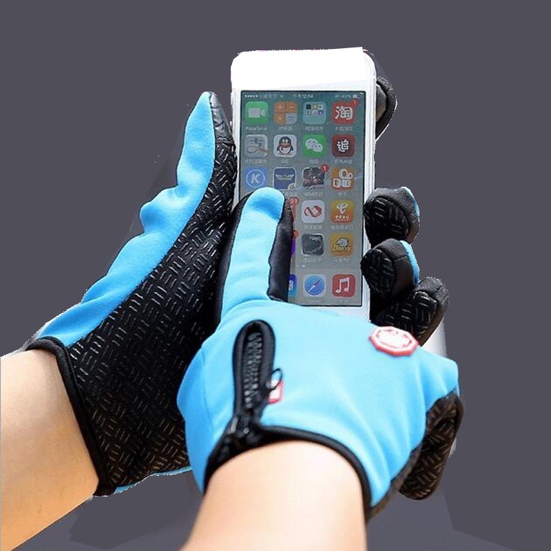 Đôi Găng Tay Giữ Ấm Chống Thấm Nước Có Thể Chạm Màn Hình Cảm Ứng Thời Trang Unisex