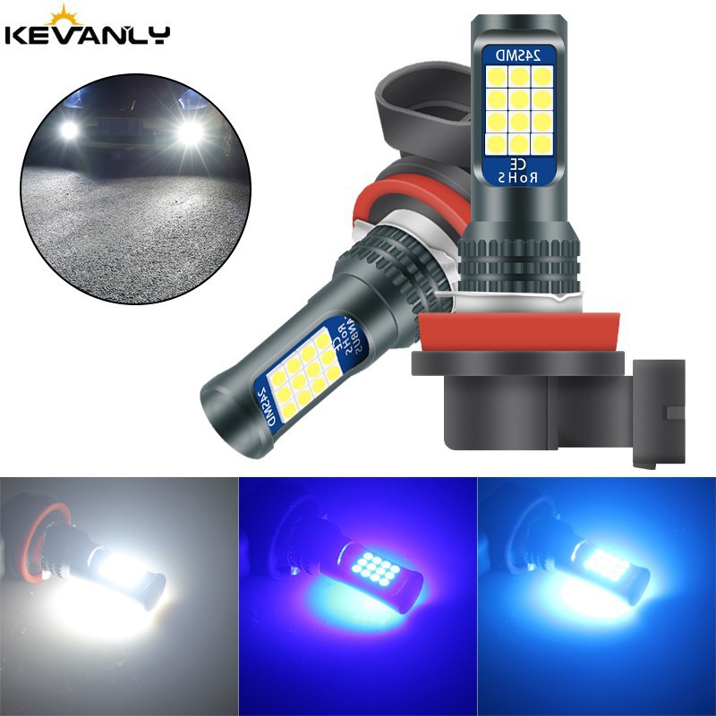 Đèn pha Kevanly H8 H9 H11 24smd 3030 Chip 6000k chất lượng cao