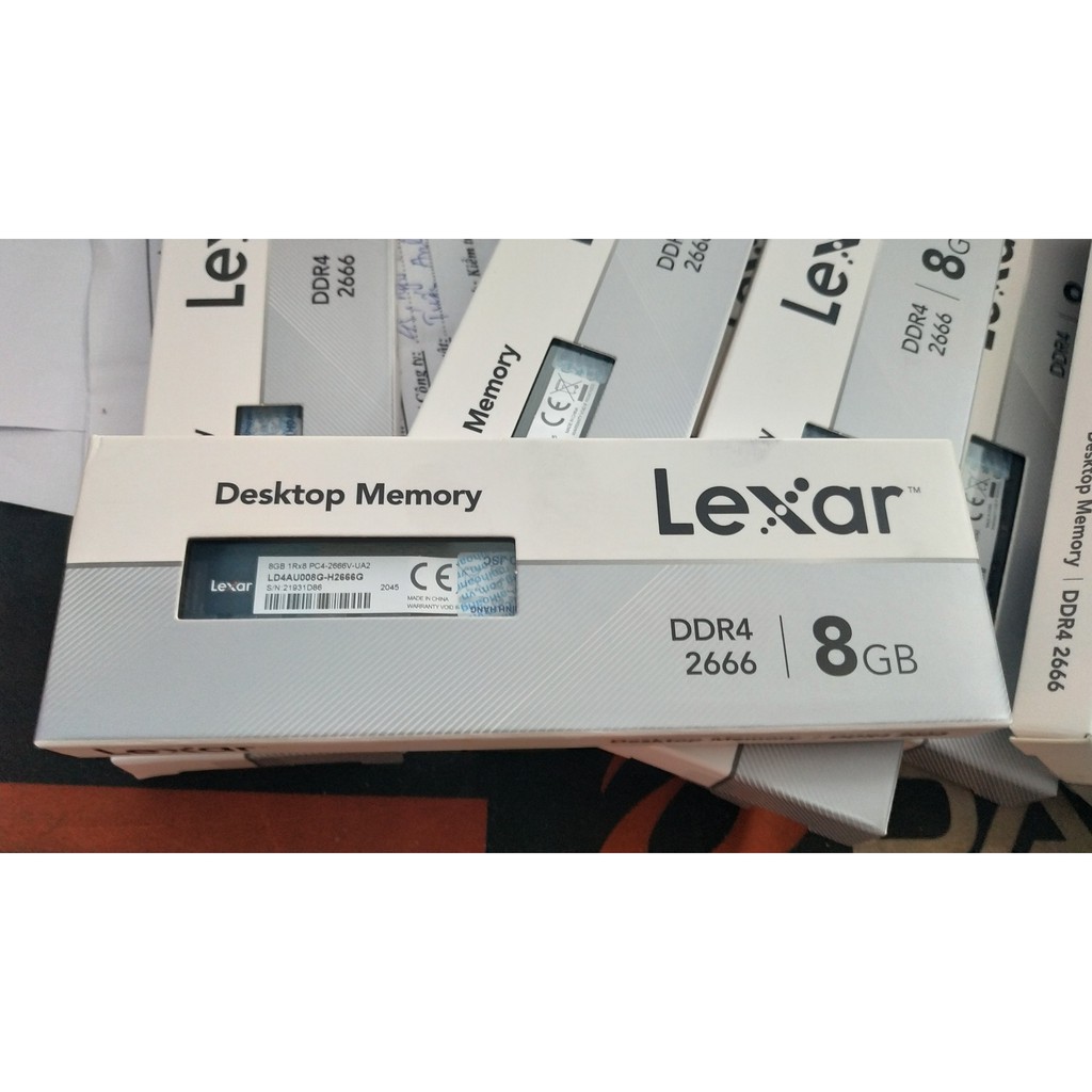 Bộ nhớ trong Ram DDR4 Lexar 8G Bus 2666 - New - Chính Hãng Mai Hoàng - Lỗi 1 đổi 1