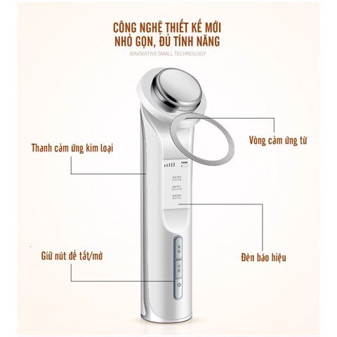 Máy Điện Di Đẩy Tinh Chất K.Skin Ion Facial Massager White KD9960