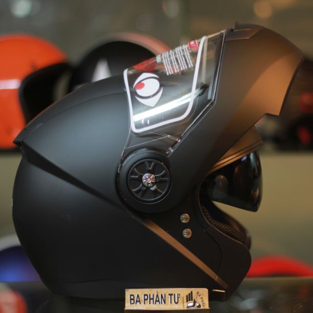 MŨ LẬT HÀM GXT 2016 - ( MODEL GXT 370 ) - ĐEN NHÁM