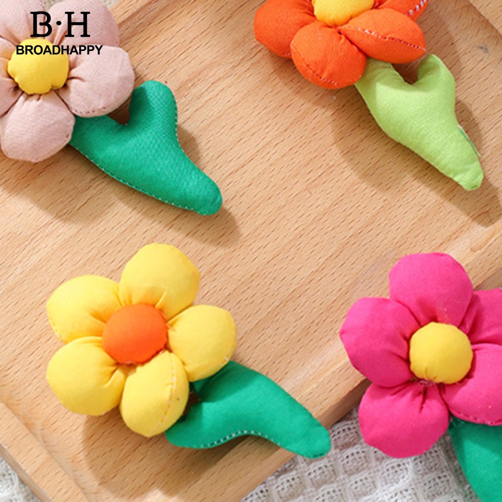 Broadhappy Ghim Cài Áo Hình Bông Hoa Mắt To Bắt Mắt Bằng Vải Mềm Làm Quà Tặng Sinh Nhật