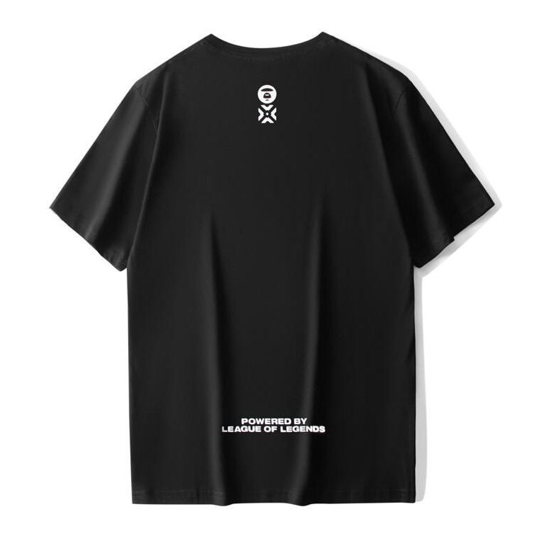 Áo Thun Cotton Ngắn Tay In Chữ Aape Thời Trang Cho Nam Và Nữ | BigBuy360 - bigbuy360.vn