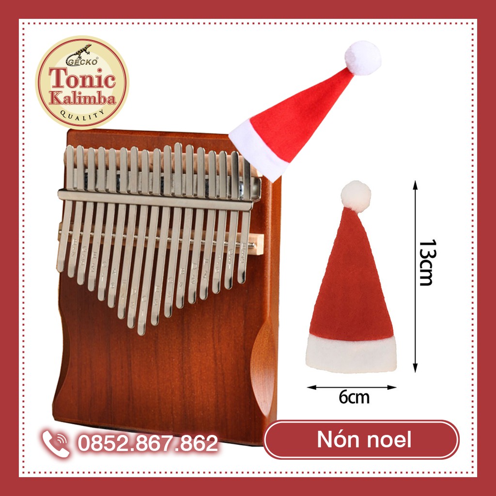 Nón ông già Noel nón giáng sinh cho đàn kalimba