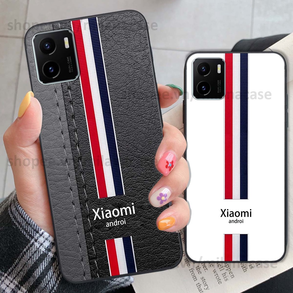 Ốp Vivo Y15s in giả da phong cách thể thao, cá tính, thời trang