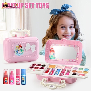 FBYUJ- Mini Box Make Up Set for Kids Girl Safety Tested Non Toxic Girls Toy Make Up Kit