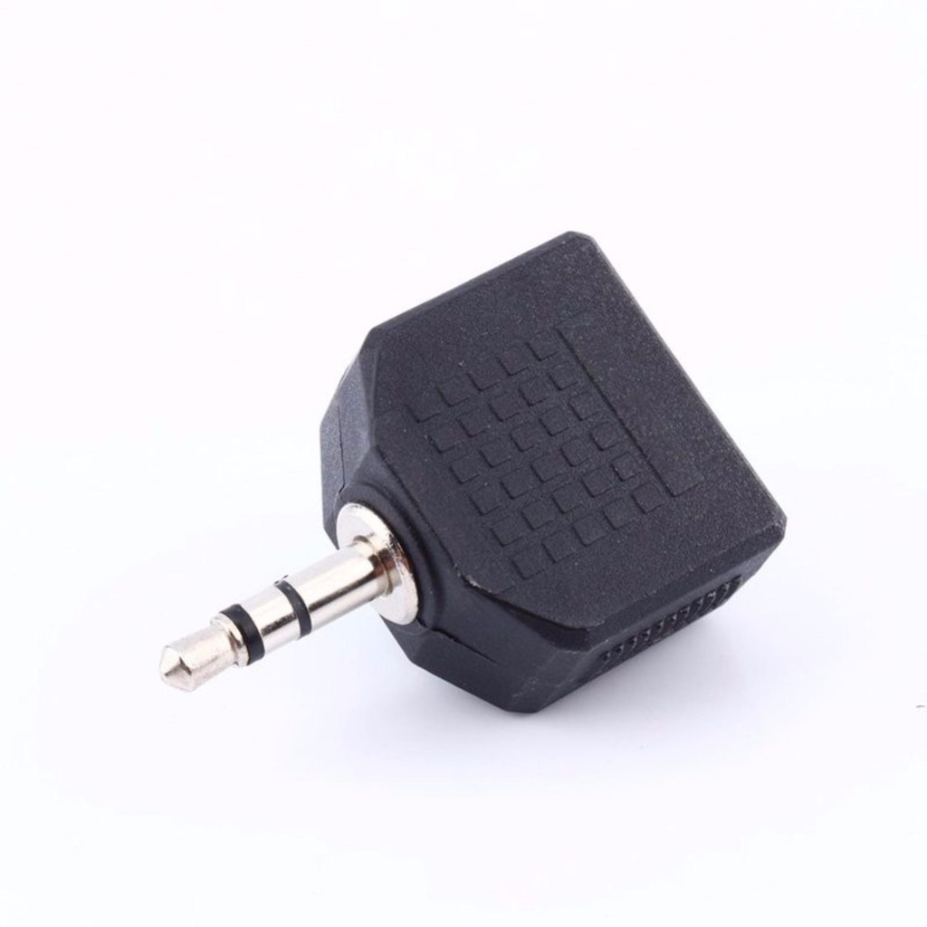 Đầu chia jack loa chuẩn 3.5 từ 1 ra 2 - Chia loa 1 ra 2 - Đầu chia audio -DC1068