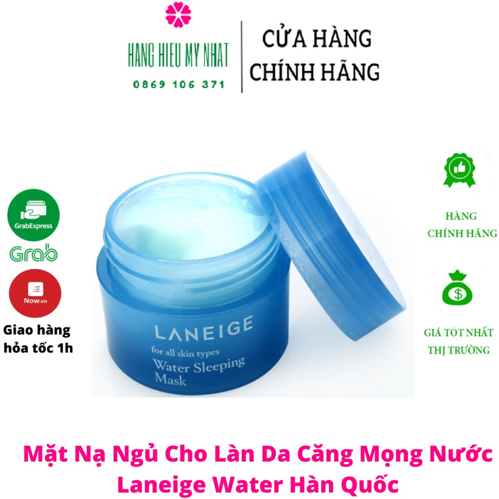 Mặt nạ ngủ dưỡng ẩm Laneige Water Sleeping Mask mini HÀN QUỐC dành cho mọi da