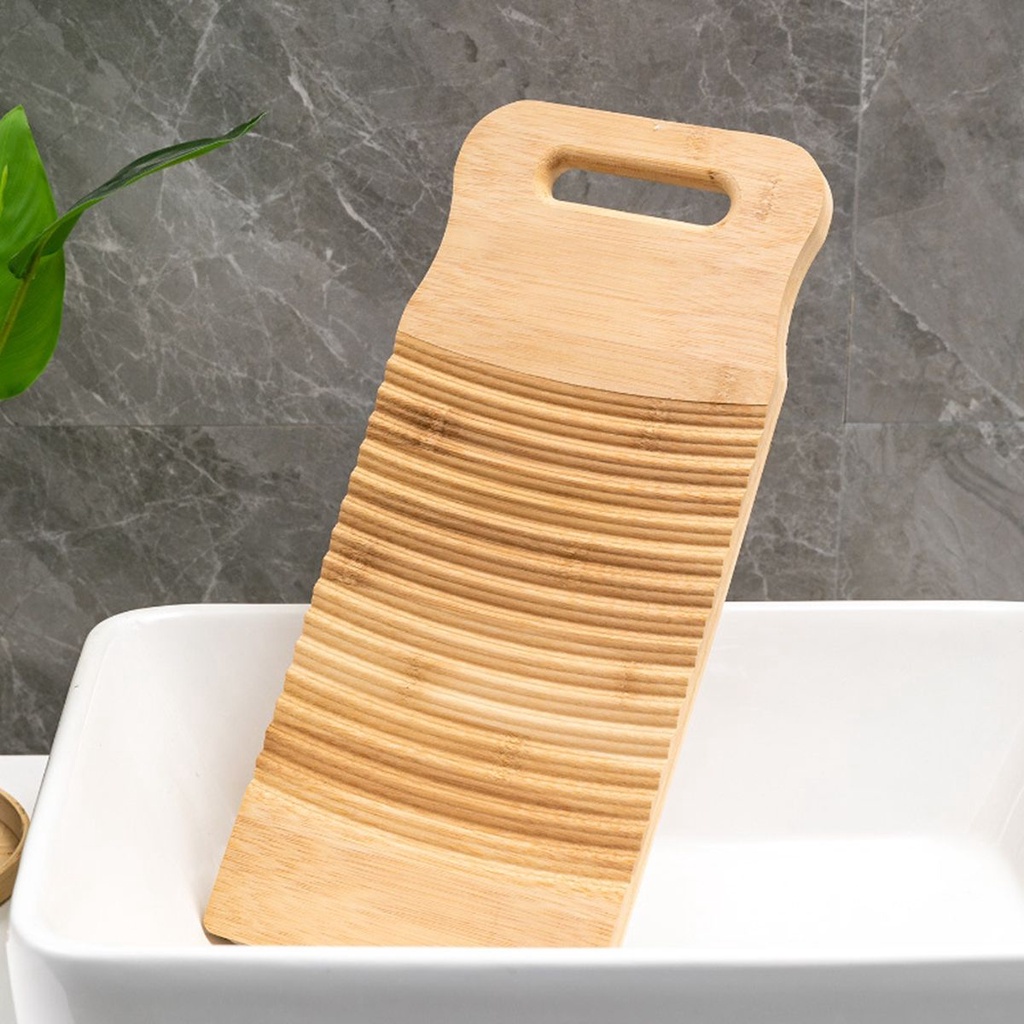 Bàn Giặt Quần Áo Bằng Tre Dày Chống Trượt Thân Thiện Với Môi Trường