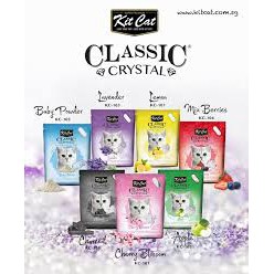 Cát vệ sinh cho mèo thủy tinh KITCAT CRYSTAL hạt to 5l