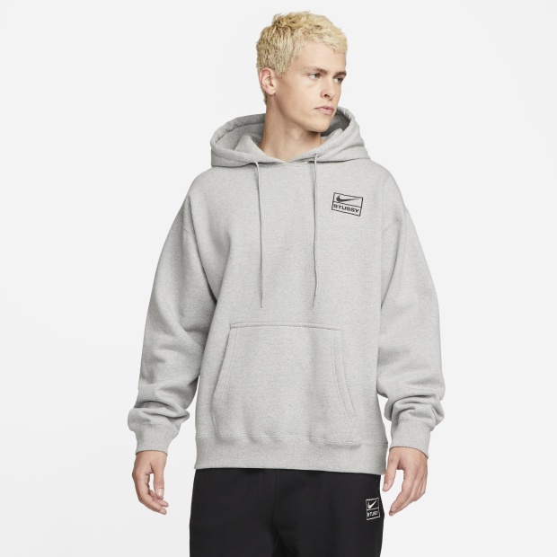 Áo Khoác Hoodie Chui Cổ Nam In Chữ X Stussy DJ9489-063