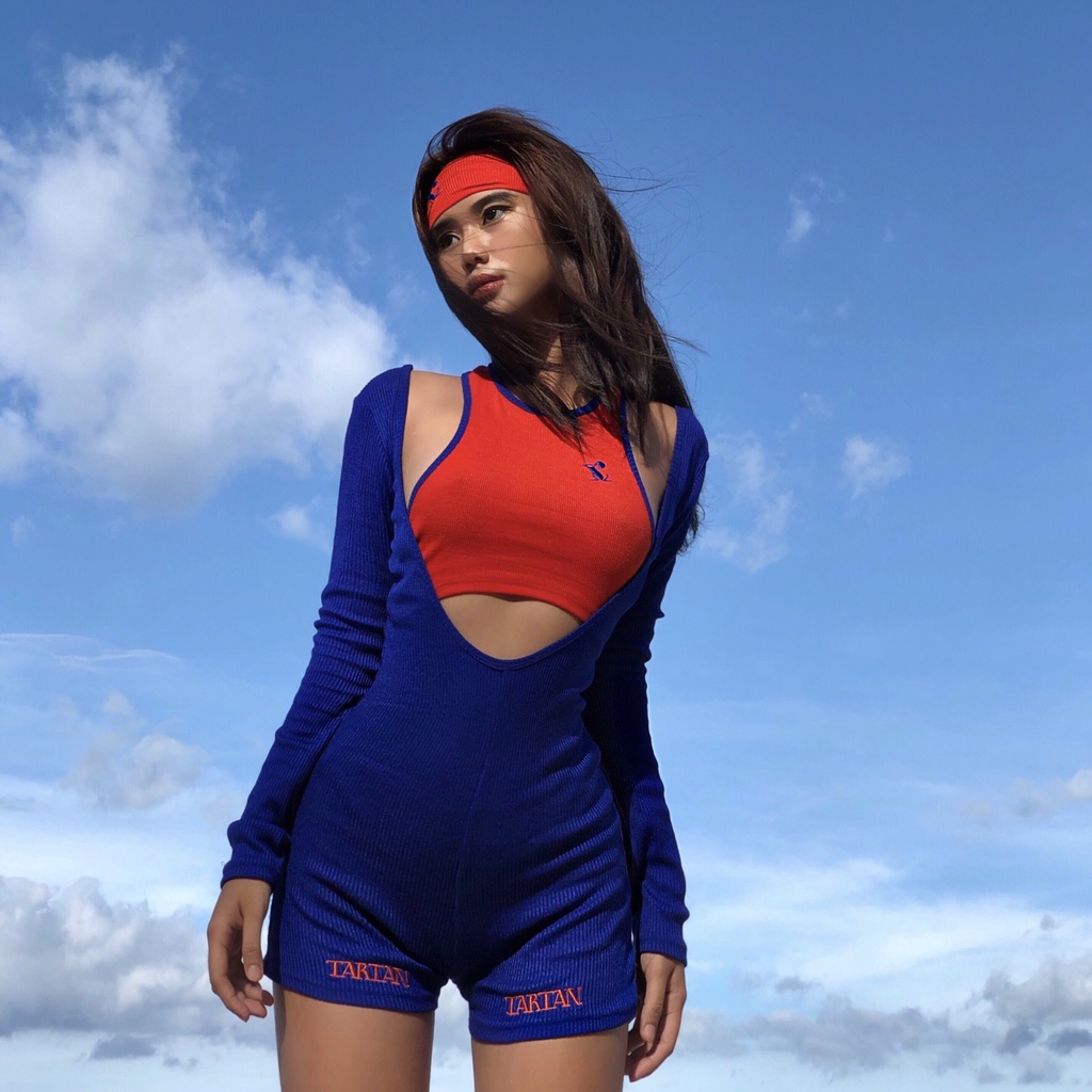 TARTAN - A95 Headband - Băng đô A95 hai màu cam và xanh dương