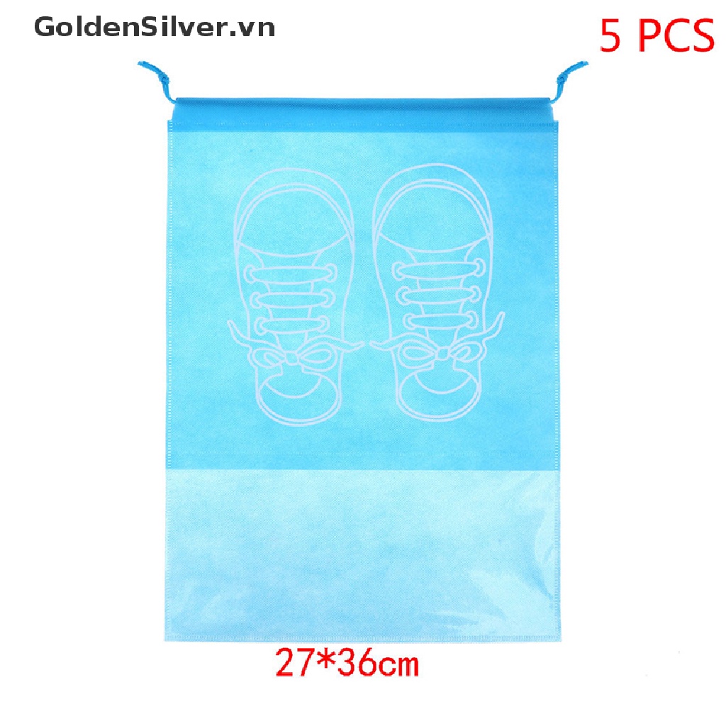 Set 5 túi đựng giày chống thấm nước đa năng tiện lợi cho du lịch