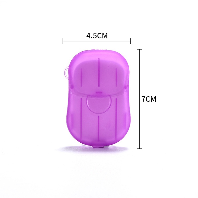 Hộp 20 Tờ Xà Phòng Giấy Tiện Lợi Khi Đi Du Lịch