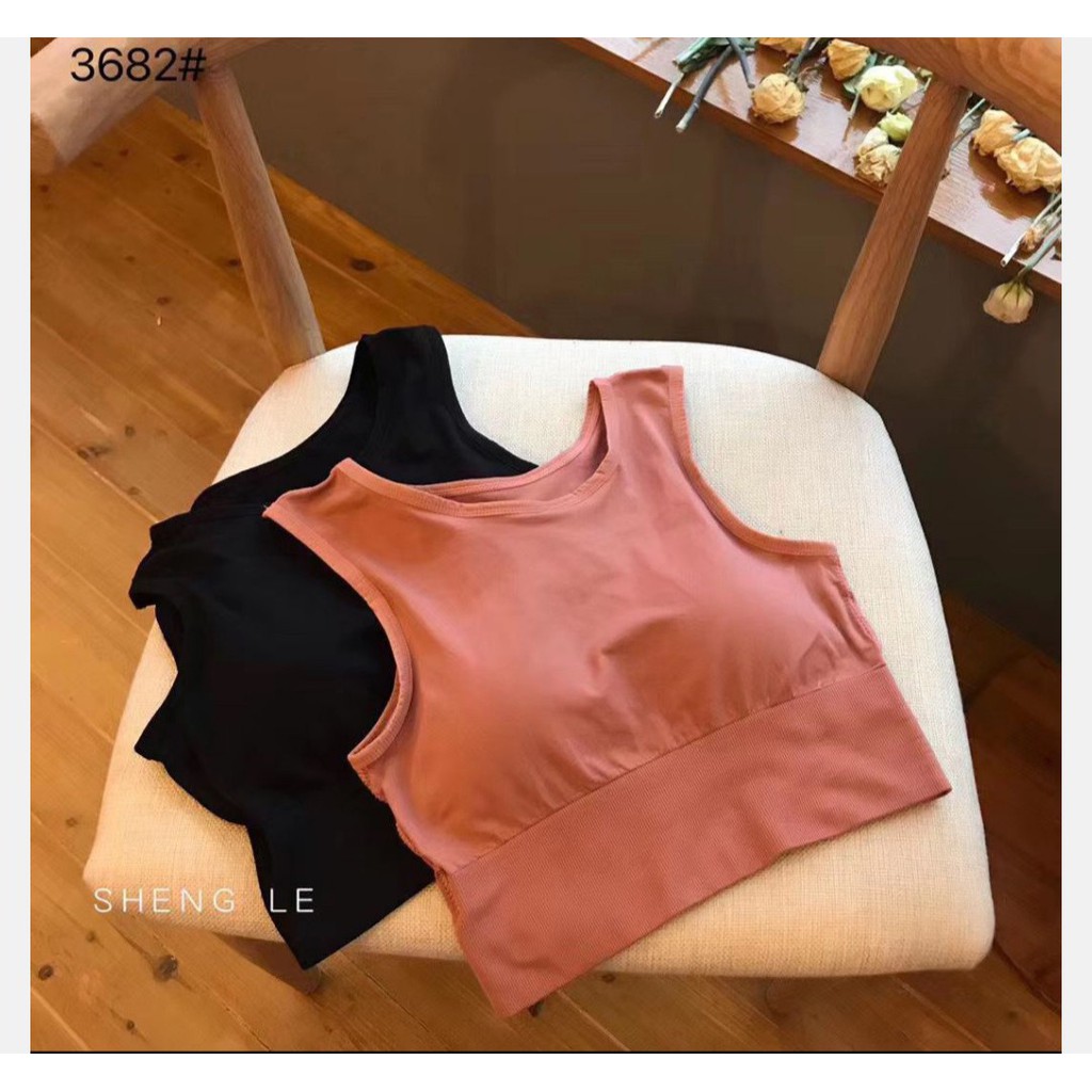 Áo Lót Nữ Kèm Mút Áo Bra Tập Gym Yoga ❤️HÀNG XỊN❤️  Co Giãn Dáng Croptop Tôn Dáng