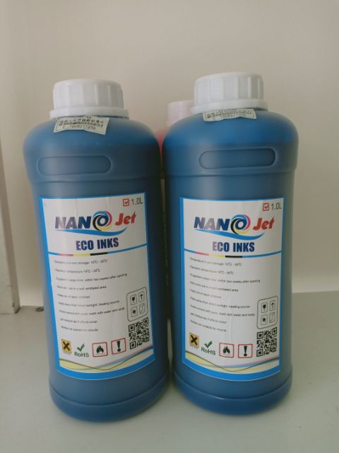 Mực dầu DX5 chuyên in decal, tem, nhãn mác ( mực Eco solvent loại 1)