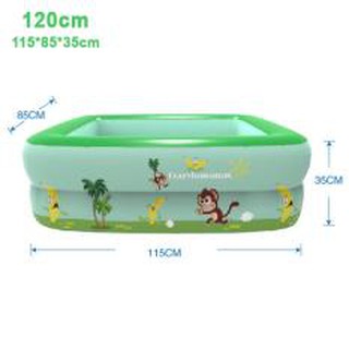 Bể phao bơi 2 tầng 1m2