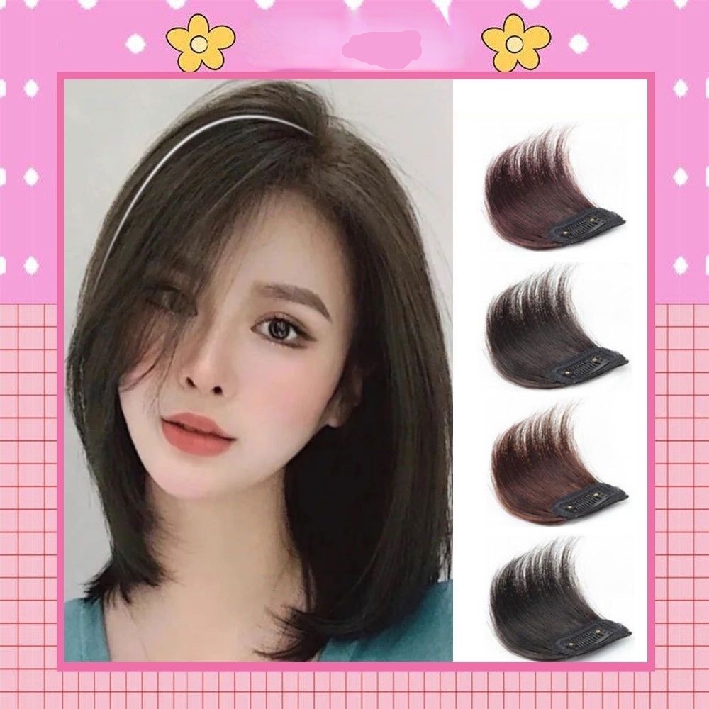 [Hàng mới về] Bộ tóc giả ngắn 10cm độ dày cao dành cho nữ