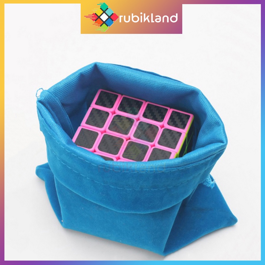 Túi Vải Đựng Rubik 2x2, 3x3, 4x4, 5x5, 6x6, 7x7, 8x8, 9x9. Phụ kiện Rubik Cube.