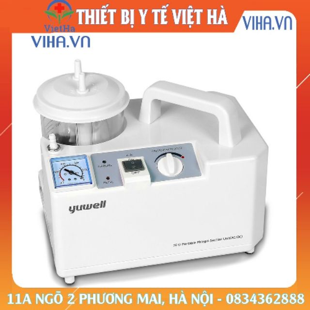 [Mã 254FMCGSALE giảm 8% đơn 500K] Máy hút dịch, hút đờm Yuwell 7EA tặng đầu hút