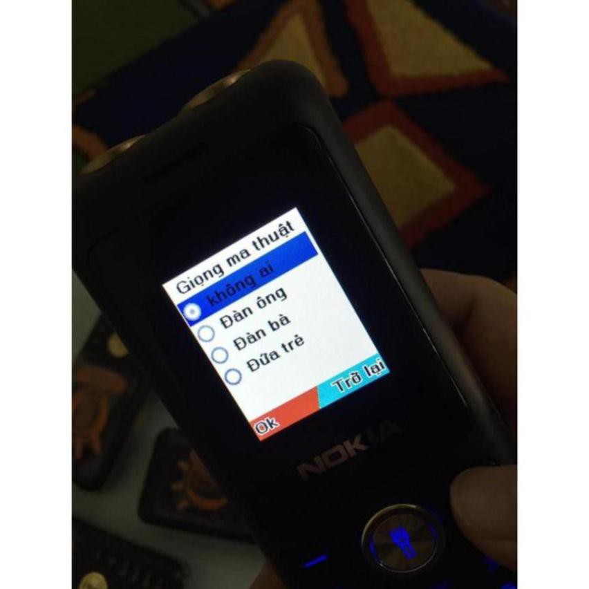 Điện thoại 4 sim pin khủng cho người già Nokia N6000 loa to giá rẻ thay đổi giọng nói