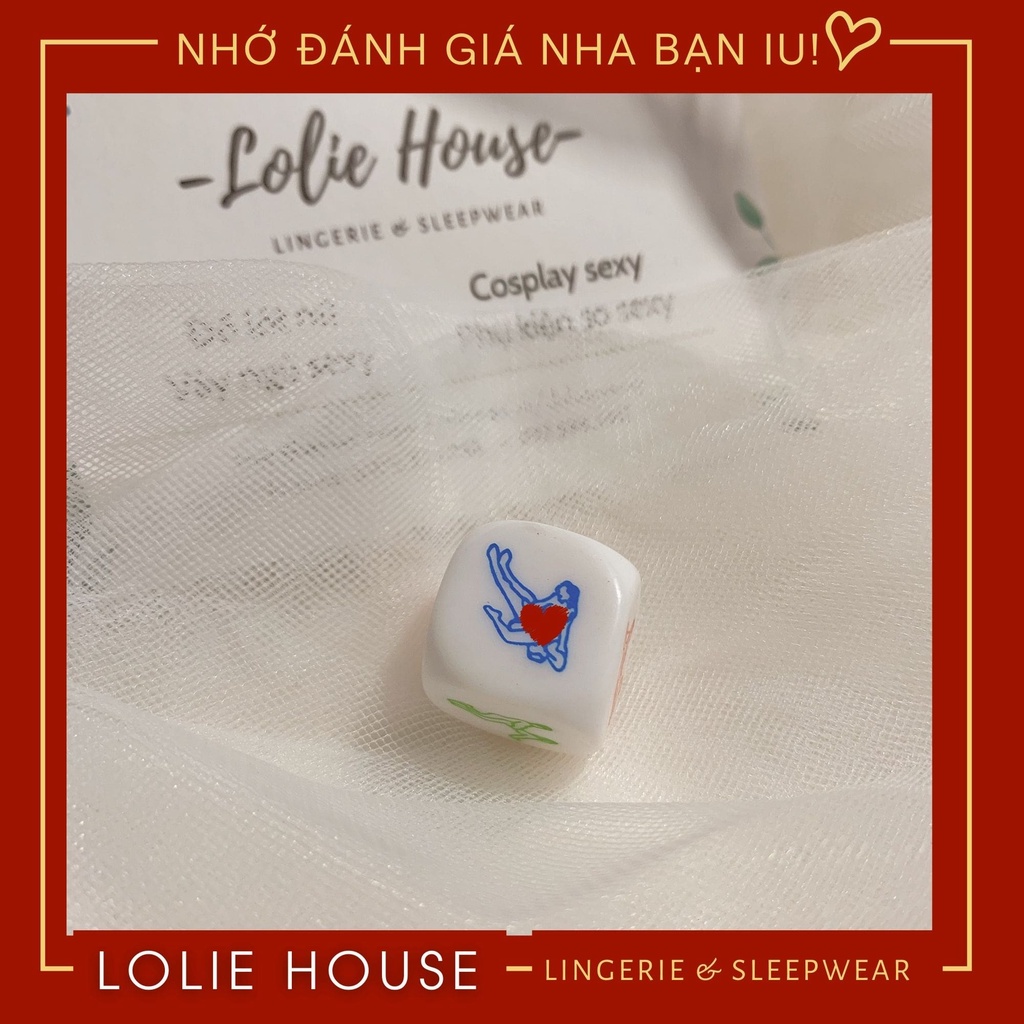 Xúc xắc xí ngầu tình yêu nhiều kiểu dáng lạ tư thế độc đáo LOLIE HOUSE - PK4