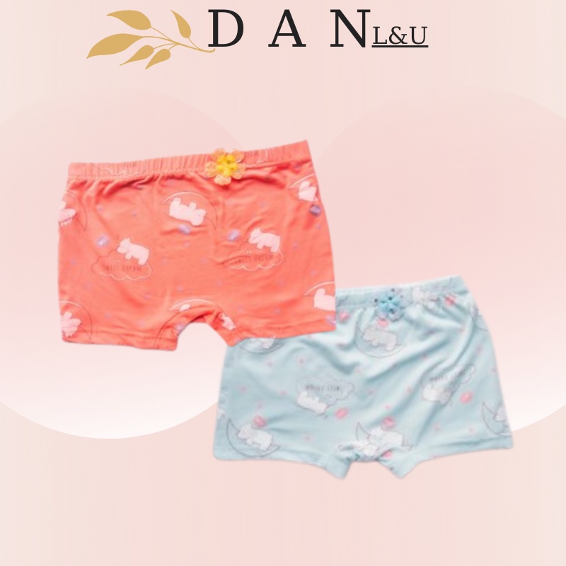 Quần Trẻ Em Cotton An Toàn Cho Bé Họa Tiết Dễ Thương DAN L&amp;U 0553