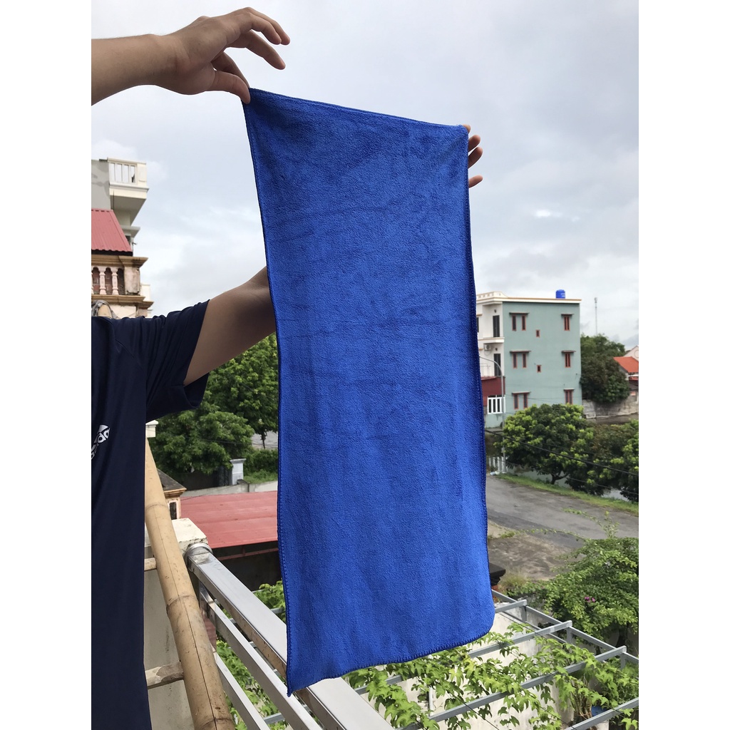 Khăn lau xe Microfiber mềm mịn thấm hút nước tốt Chuyên Dụng lau rửa xe hơi, Ô Tô, xe máy