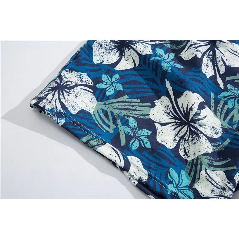 Quần Short Nam Đi Biển In Hoa Khô Nhanh Thời Trang Hawaii TTE200