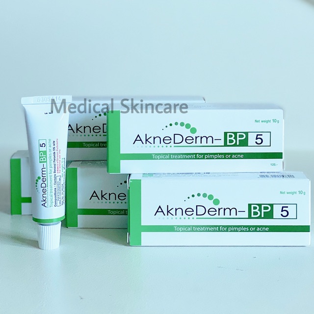 Kem Aknederm BP5% Thái - Giảm mụn trứng cá