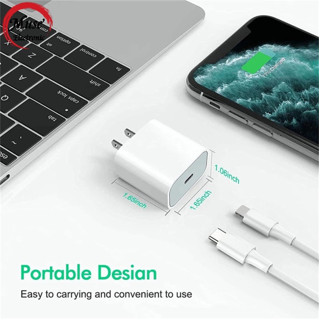 Cốc Sạc Nhanh Type-c 20w Pd Cho Ipad Air Mini Pro Iphone13 Iphone12