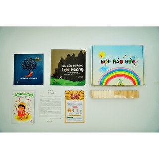 HỘP HÁO HỨC CHIA SẺ VÀ THÁU HIỂU 6-10 tuổi, Combo 3 cuốn sách, Set đồ chơi tương tác 3 CÂY CHỤM LẠI, T1120