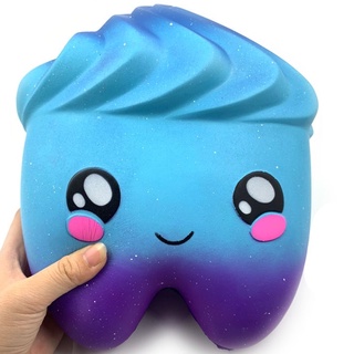 [25CM-ĐẠI KHỔNG LỒ] Squishy Squishy Răng Galaxy Jumbo tặng kèm bao bì Đại Khổng Lồ Chính Hãng
