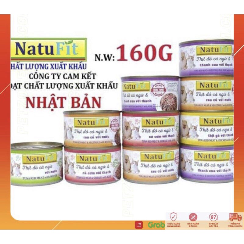 Pate Natufit 160g cho mèo- Thức ăn ướt cho mèo