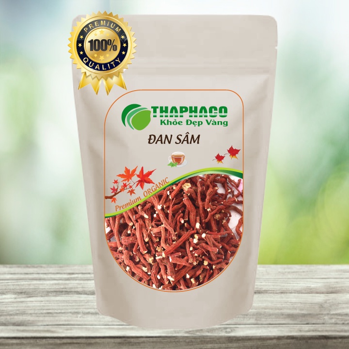 Đan Sâm Sấy Khô Nguyên Chất - Hàng Loại 1 - Túi Zip - THAPHACO