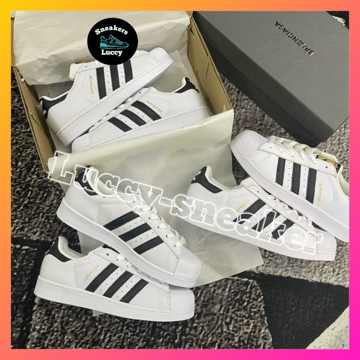 Giày 𝑨𝒅𝒊𝒅𝒂𝒔 𝑺𝒖𝒑𝒆𝒓𝒔𝒕𝒂𝒓 𝑴𝒖̃𝒊 𝑺𝒐̀ màu trắng,Giày thể thao sneaker nam nữ Das Sò Full Bill Box size 36-43
