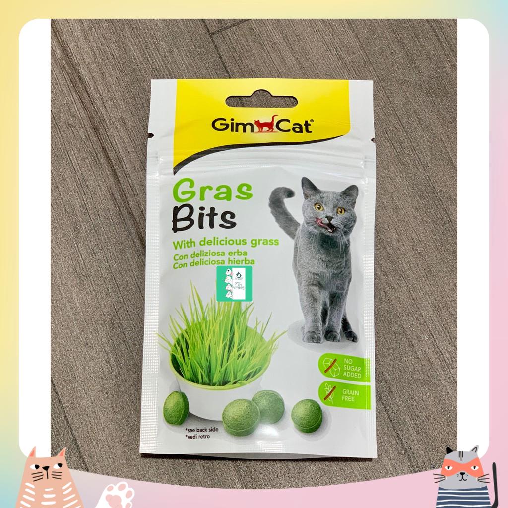 Snack thưởng GimCat giảm búi lông bổ sung chất xơ vị cỏ mèo Catnip 50gr