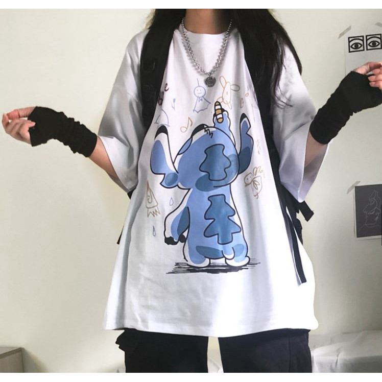 Áo thun tay lỡ Unisex, áo phông form rộng M423 LK SHOP