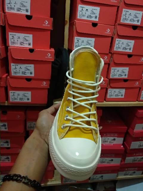 Giày Thể Thao Converse 70s Màu Vàng Thời Trang Retro Cao Cấp Cho Nữ